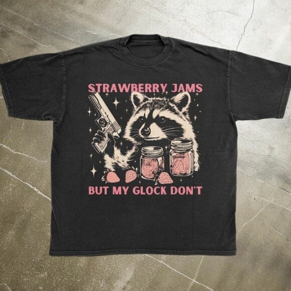 Tops - Funny Raccoon Shirt, Trash Panda, Animal Meme Tee
